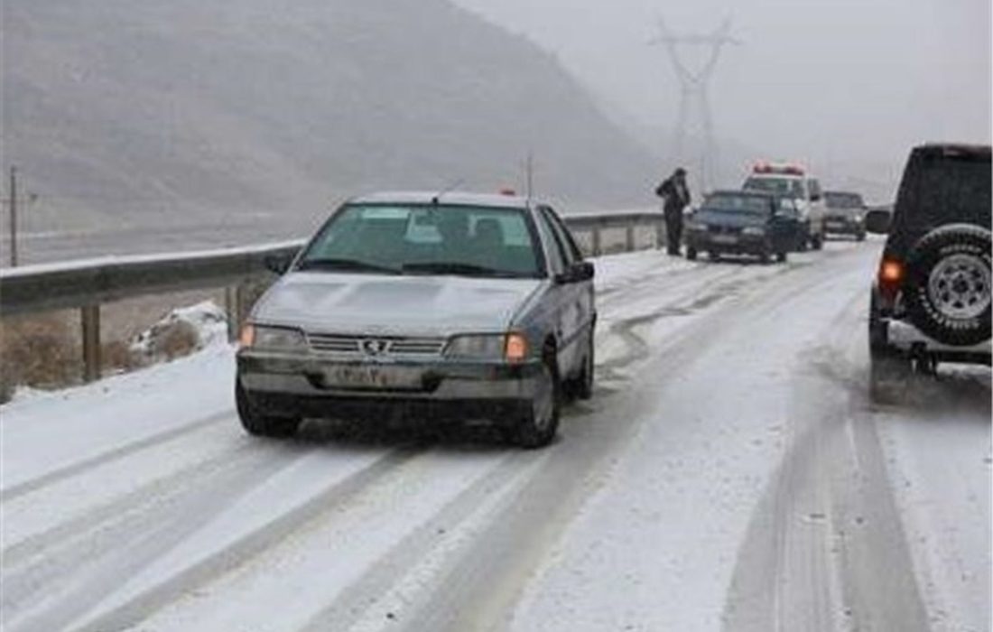 جاده های آذربایجان شرقی لغزنده است