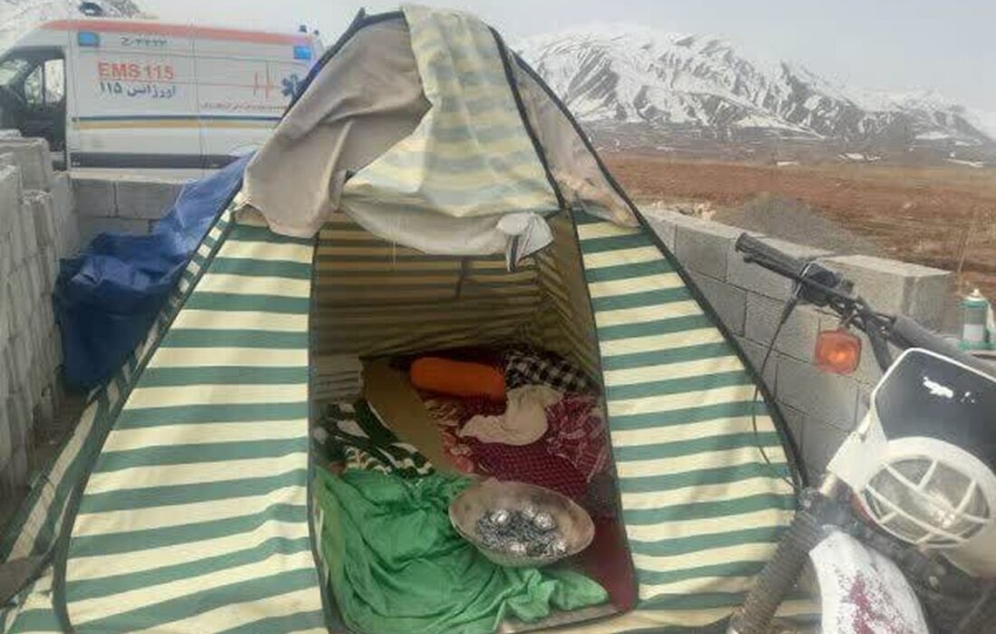 مرگ تلخ دو مرد در مرند داخل چادر مسافرتی