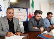 نشست رئیس صنعت ومعدن تجارت با خبرنگاران مرند