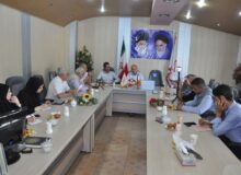 نشست خبری رئیس بهزیستی مرند با اصحاب رسانه