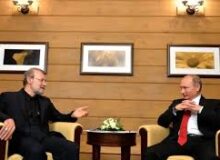 دیدار لاریجانی با پوتین در کاخ کرملین