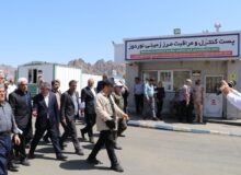 بازدید اعضای کمسیون ملی مجلس از مرز نوردوز و بزرگراه کلاله_ جلفا