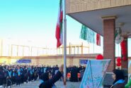 زنگ مهر و مقاومت در هنرستان تلاش مرند به صدا درآمد