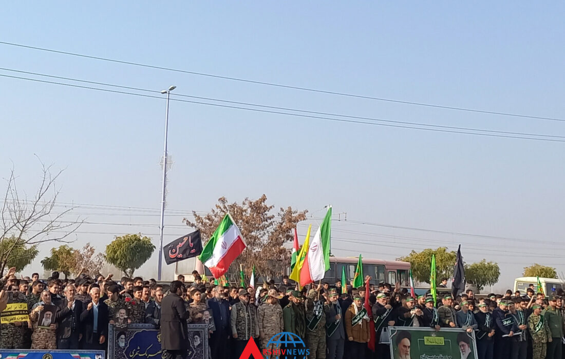 آیین اقتدار بسیج و گرامیداشت شهدا در مرند