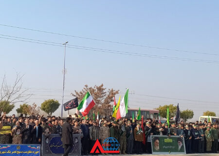 آیین اقتدار بسیج و گرامیداشت شهدا در مرند