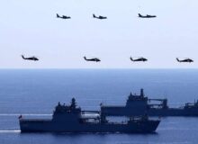 هشتمین رزمایش دریایی ایران با چین و روسیه