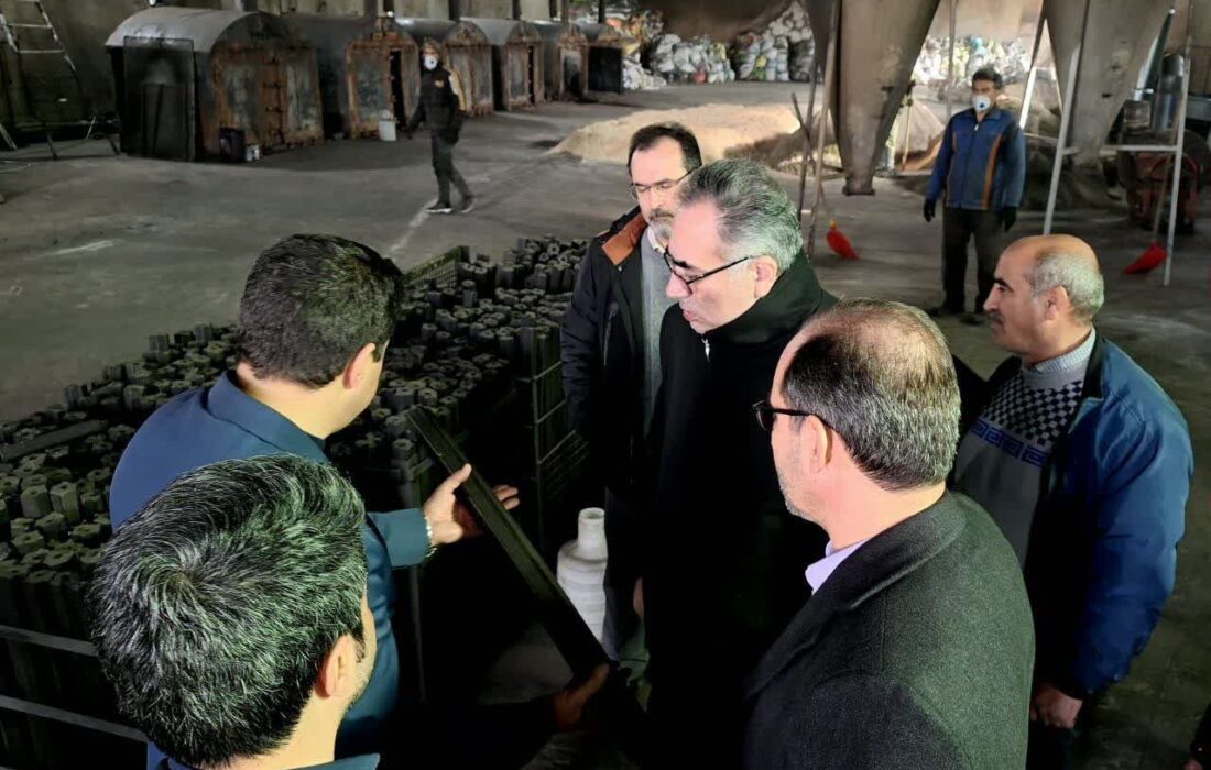 افتتاح کارگاه تولید زغال در مرند