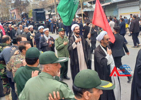 مراسم چهلم رهبر شهید در شهرستان مرند