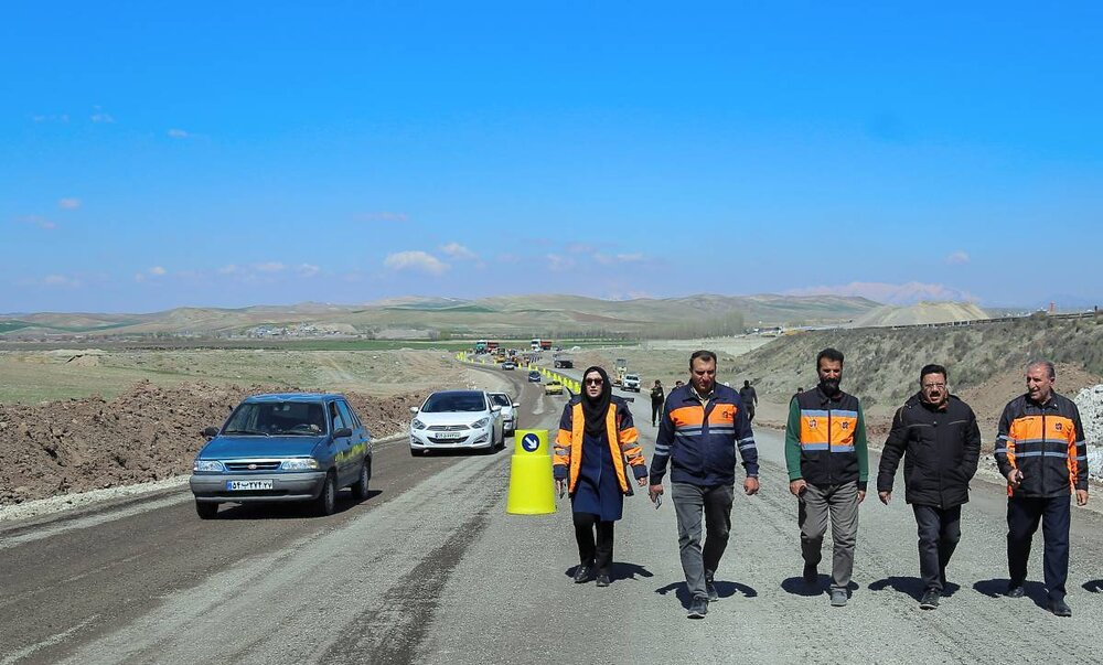 بازگشایی مسیر جایگزین پل آسیب دیده هشترود