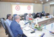 نشست خبری رئیس اداره بهزیستی با خبرنگاران در مرند