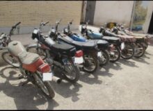 کشف 16 دستگاه موتور سیکلت مسروقه در مرند