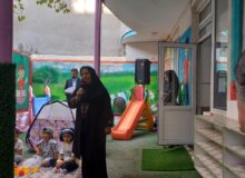 تجلیل از خبرنگاران در پيش دبستانی امید برتر مرند